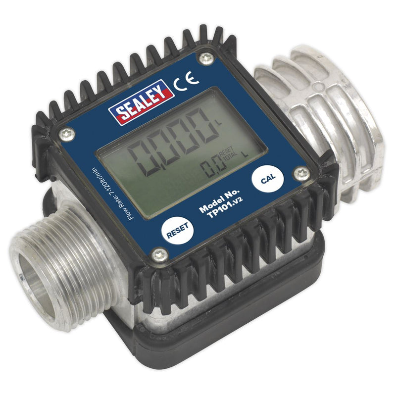 Sealey Digital Diesel & Fluid Flow Meter TP101 Sealey - Dynamic Drive