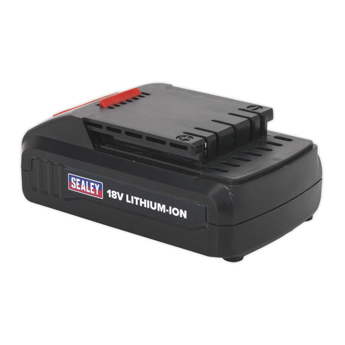 Sealey Power Tool Battery 18V 1.3Ah Lithium-ion for CP2518L CP2518LBP Sealey - Dynamic Drive