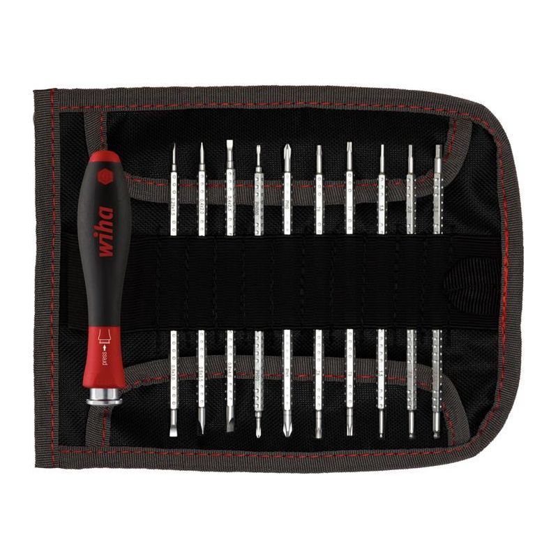 Wiha SYSTEM 4 SoftFinish® Interchangeable Screwdriver Set, 12 Piece Wiha - Dynamic Drive