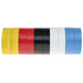 Sealey PVC Insulating Tape 19mm x 20m Mixed Colours Pack of 10 ITMIX10 Sealey - Dynamic Drive