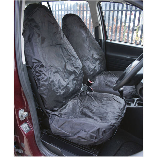 Sealey Front Seat Protector Set 2pc Heavy-Duty CSC6 Sealey - Dynamic Drive