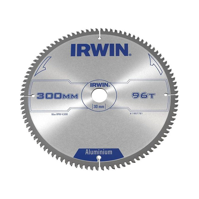 Irwin® Professional Aluminium Circular Saw Blade 300 x 30mm x 96T TCG IRWIN® - Dynamic Drive