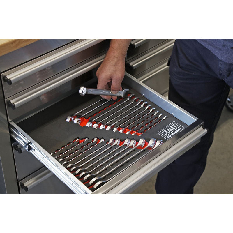 Sealey Combination Spanner Set 23pc Metric/Imperial AK63256 Sealey - Dynamic Drive