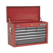 Sealey Topchest & Rollcab Combination 14 Drawer with Ball-Bearing Slides Red/Gre Sealey - Dynamic Drive