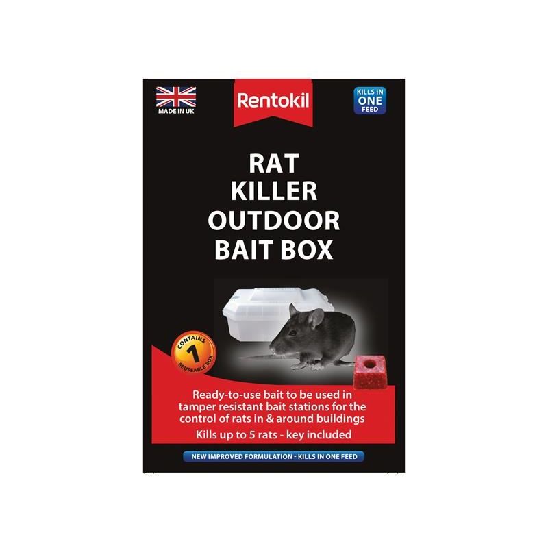 Rentokil Rat Killer Outdoor Bait Box Rentokil - Dynamic Drive