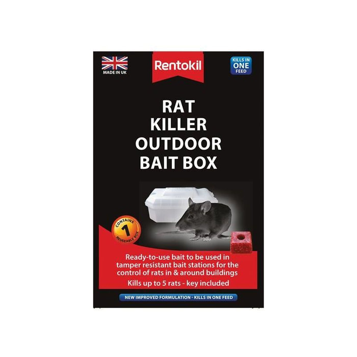 Rentokil Rat Killer Outdoor Bait Box Rentokil - Dynamic Drive