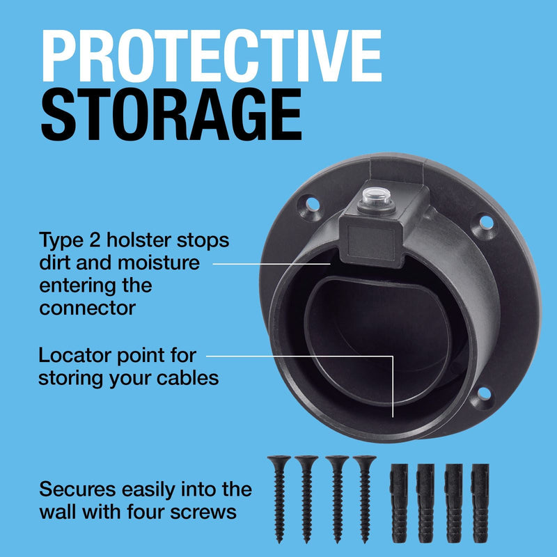 Ring Automotive REVA111 type 2 EV cable wall holster Ring Automotive - Dynamic Drive