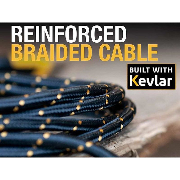 Dewalt Telecoms USB C to USB C Reinforced Charging Cable 1.2m (4ft) DEWALT Telecoms - Dynamic Drive