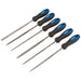 Draper Soft Grip Needle File Set, 140mm (6 Piece) 83982 Draper - Dynamic Drive