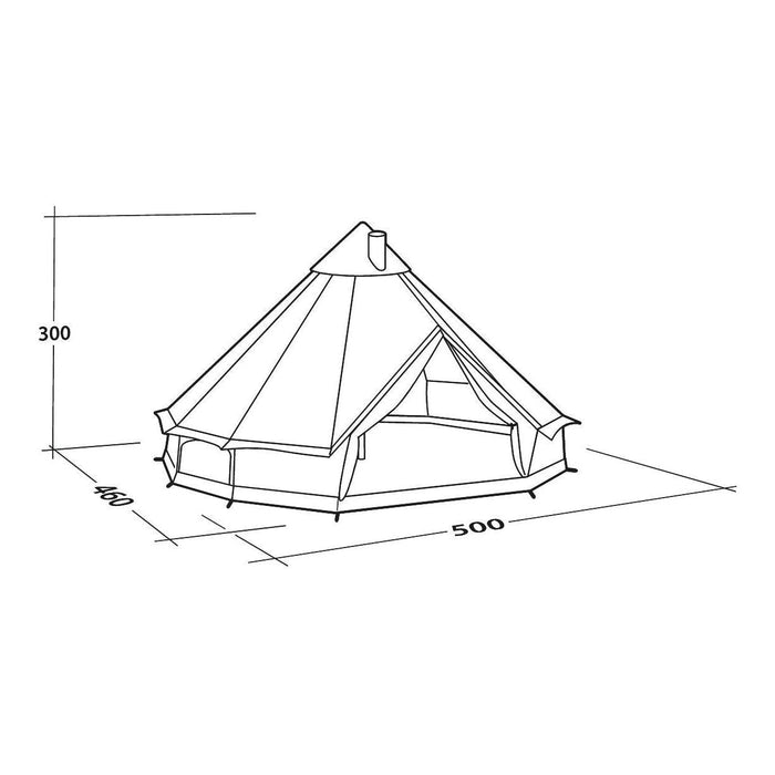 Robens Klondike Grande 10 Berth Poled Tent Robens - Dynamic Drive