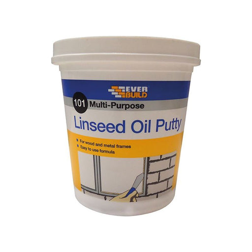 Everbuild Sika 101 Multi-Purpose Linseed Oil Putty Natural 2kg Everbuild Sika - Dynamic Drive