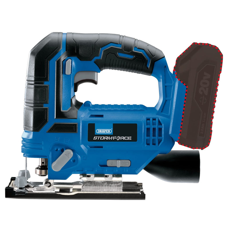 Draper Storm Force 20V Jigsaw (Sold Bare) 89477 Draper - Dynamic Drive