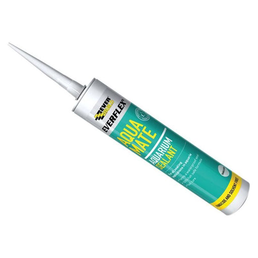 Everbuild Sika Aqua Mate Silicone Transparent 295ml Everbuild Sika - Dynamic Drive