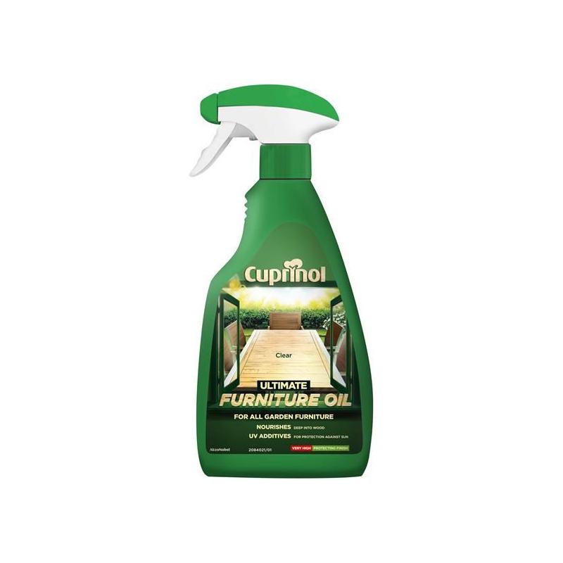 Cuprinol Ultimate Furniture Oil Clear Spray 500ml Cuprinol - Dynamic Drive