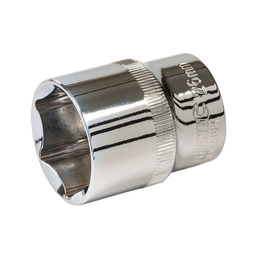 Silverline Socket 1/2" Drive 6pt Metric 26mm Silverline - Dynamic Drive