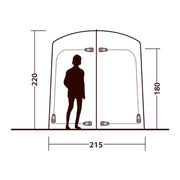 Outwell Seahaven Comfort Station Double Shower Toilet Tent Outwell - Dynamic Drive