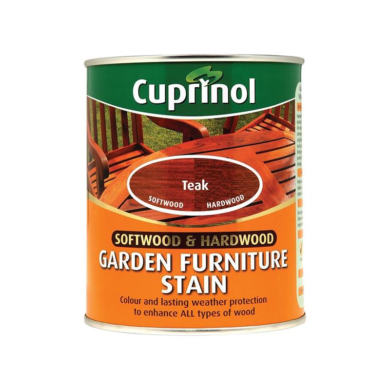 Cuprinol Softwood & Hardwood Garden Furniture Stain Teak 750ml Cuprinol - Dynamic Drive