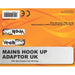 Vechline Mains Hook Up Adaptor Uk QQ016118A Vechline - Dynamic Drive