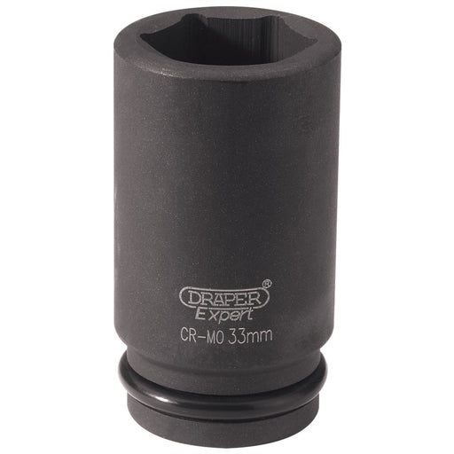 Draper HI-TORQ 6 Point Deep Impact Socket, 3/4" Sq. Dr., 33mm 11899 Draper - Dynamic Drive