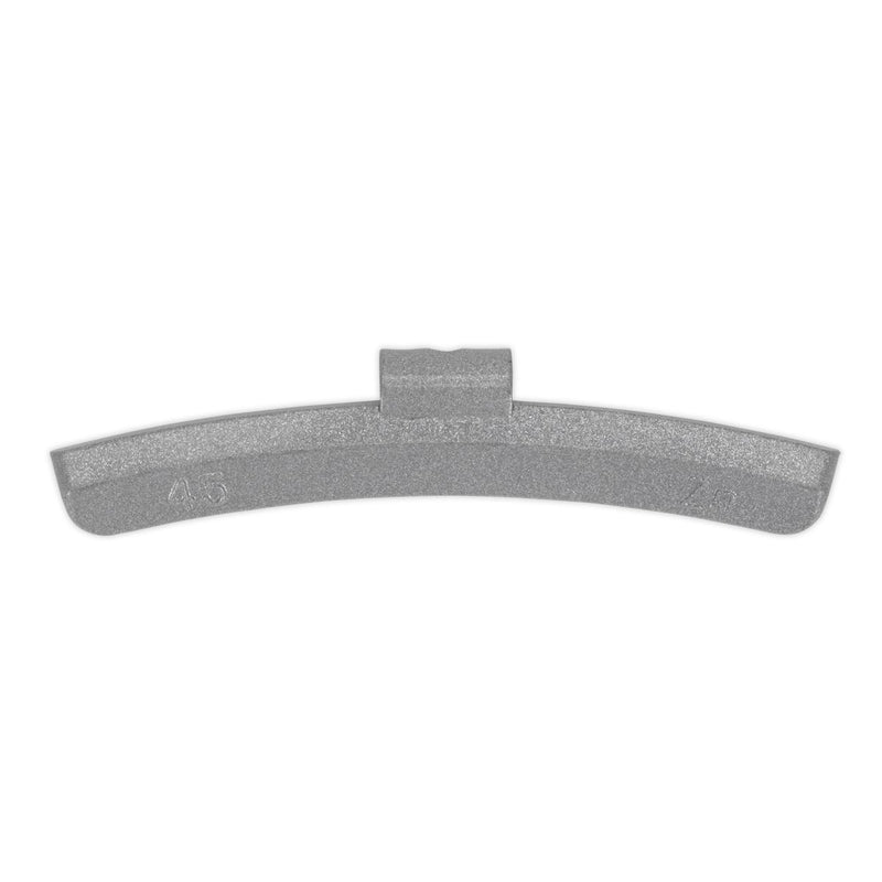 Sealey Wheel Weight 45g Hammer-On Plastic Coated Zinc for Alloy Wheels Pack of 5 Sealey - Dynamic Drive