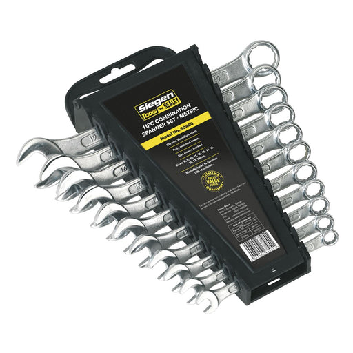 Sealey Combination Spanner Set 11pc Metric S0400 Siegen by Sealey - Dynamic Drive