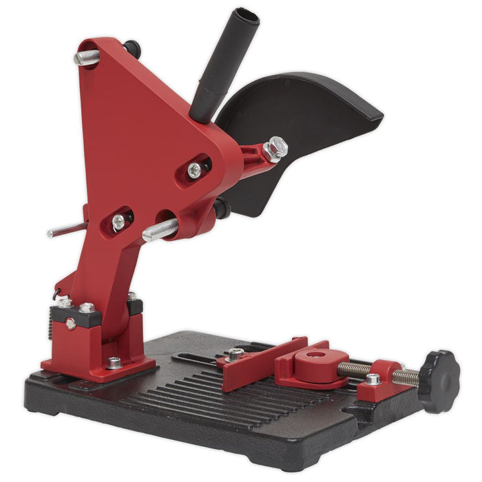 Sealey Angle Grinder Stand With Cast Iron Base Vertical Cutter 100mm 115mm 125mm Sealey  - Dynamic Drive