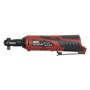 Sealey Cordless Ratchet Wrench Body Only 3/8" Drive 12V Heavy Duty LED Indicator Sealey  - Dynamic Drive