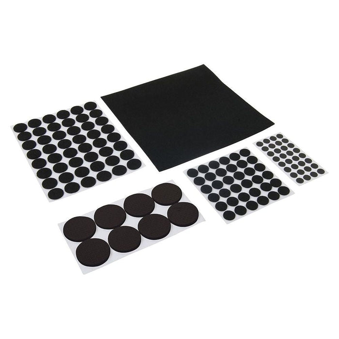 Fixman Self-Adhesive Pad Set 125pce Black Fixman - Dynamic Drive