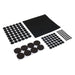 Fixman Self-Adhesive Pad Set 125pce Black Fixman - Dynamic Drive
