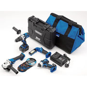 Draper D20 20V Workshop Kit, 1 x 3.0Ah Battery, 1 x 4.0Ah Battery, 1 x Fast Char Draper - Dynamic Drive