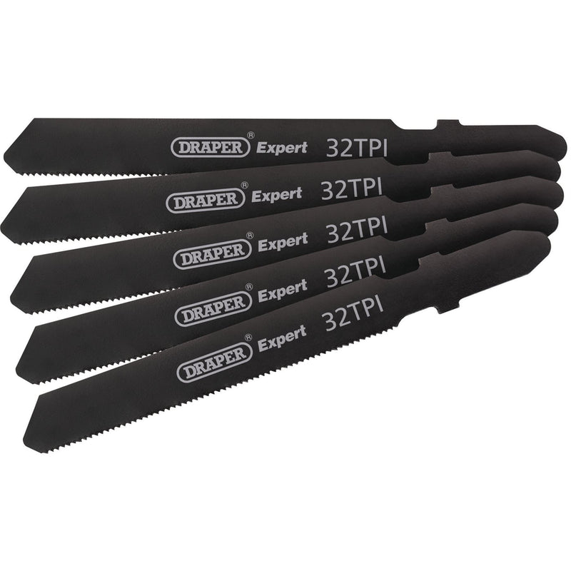 Draper DT118G Jigsaw Blade Set, 92mm, (5 Piece) 81731 Draper - Dynamic Drive