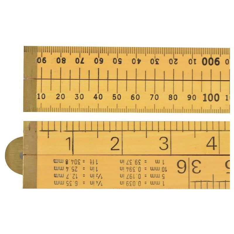 R.S.T. Wooden 4 Fold Rule 1m / 39in (Loose) R.S.T. - Dynamic Drive