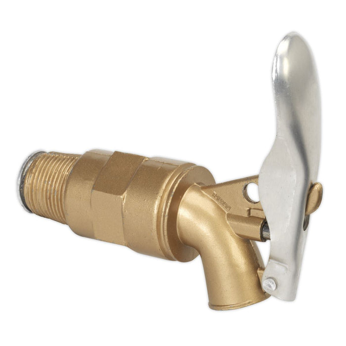 Sealey Lockable Drum Tap 3/4"BSP Auto-Release TP123 Sealey - Dynamic Drive