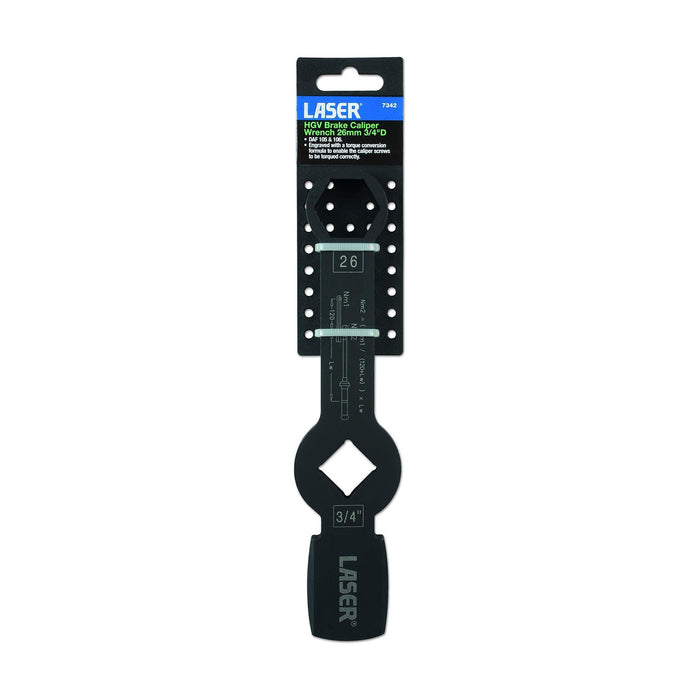 Laser HGV Brake Caliper Wrench 26mm 7342 Laser - Dynamic Drive