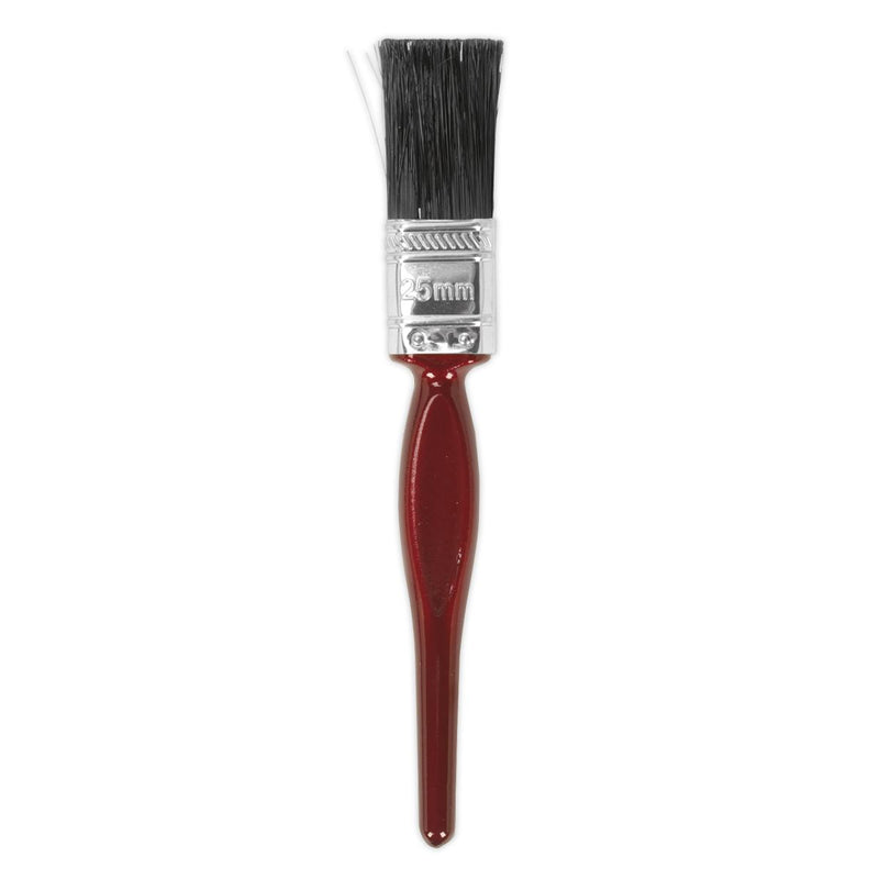 Sealey Pure Bristle Paint Brush 25mm Pack of 10 SPB25S Sealey - Dynamic Drive