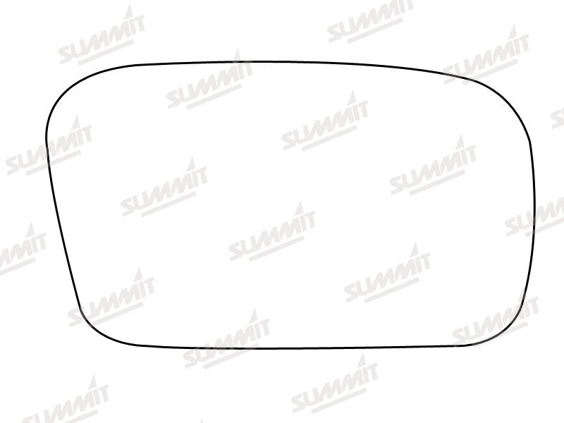 Summit Stick-On Standard Mirror Glass fits Daihatsu Move RHS Summit - Dynamic Drive
