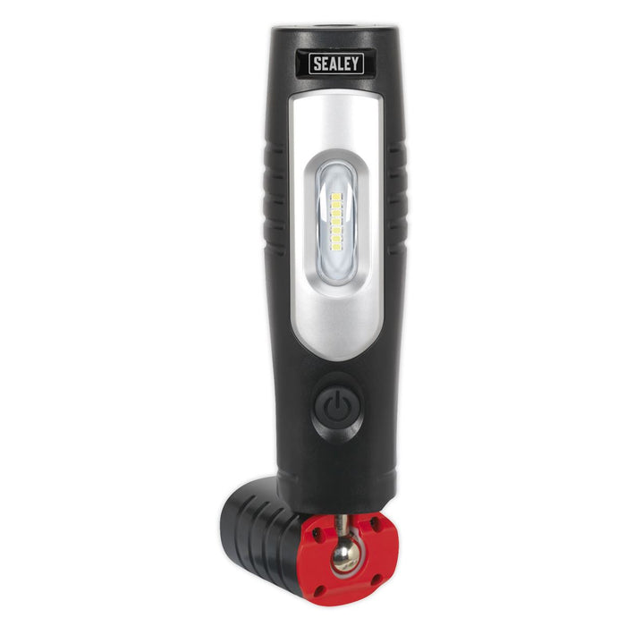 Sealey LED3602 Rechargeable 360° Inspection Lamp 7 SMD+3W LED Lithium-ion Sealey  - Dynamic Drive