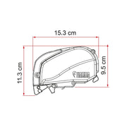 Fiamma F80s fits Fiat Ducato 320 Awning Deep Black Royal Grey Fiamma - Dynamic Drive