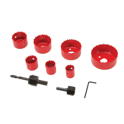 Silverline Holesaw Kit 11pce 21 - 64mm Dia Silverline - Dynamic Drive