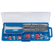 Draper 5 Way Crimping Tool & Terminal Kit, 240mm 13658 Draper - Dynamic Drive