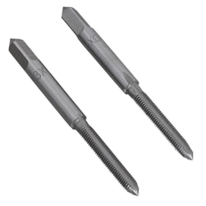 Sealey Tap Set 2pc (Taper & Plug) M3 x 0.5mm TSM3 Sealey - Dynamic Drive