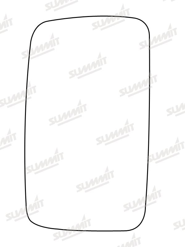 Summit Stick-On Commercial Mirror Glass fits VW LT Van LHS RHS Summit - Dynamic Drive