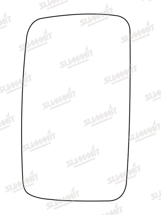 Summit Stick-On Commercial Mirror Glass fits VW LT Van LHS RHS Summit - Dynamic Drive