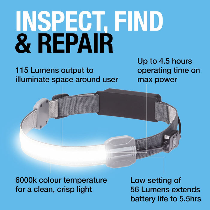 Ring Flexible Head Torch RIL0115 - 115 Lumens Illumination Ring Automotive - Dynamic Drive
