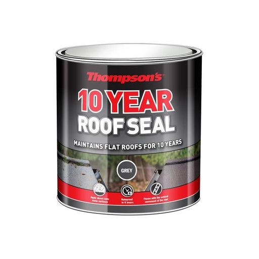 Ronseal Thompson's 10 Year Roof Seal Grey 4 litre Ronseal - Dynamic Drive