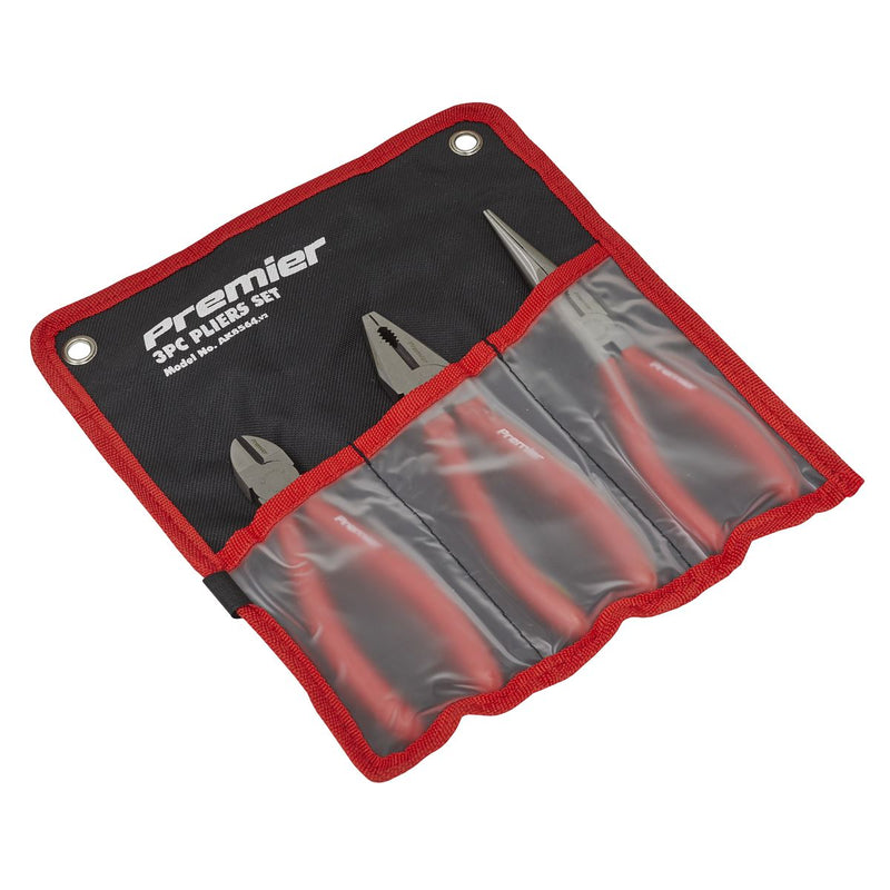 Sealey Pliers Set 3pc AK8564 Sealey - Dynamic Drive