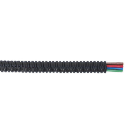Sealey Convoluted Cable Sleeving Split7-10mm 100m CTS07100 Sealey - Dynamic Drive