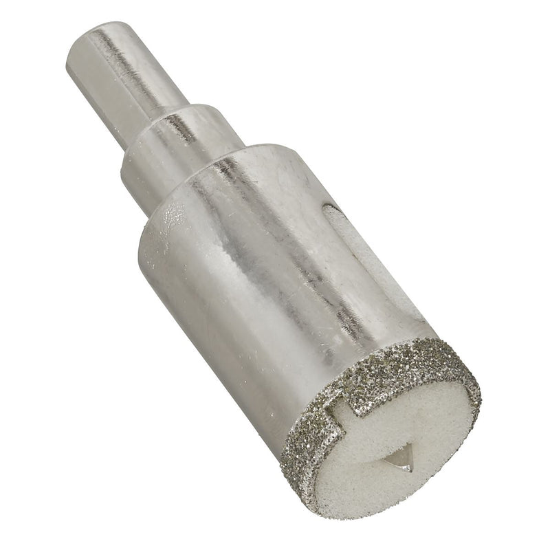 Sealey Electroplated Diamond Hole Saw 25mm DHS25 Sealey - Dynamic Drive