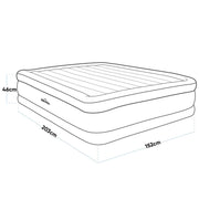 Dellonda Raised Air Bed with Built-in Electric Pump & Storage Bag - Queen Dellonda - Dynamic Drive