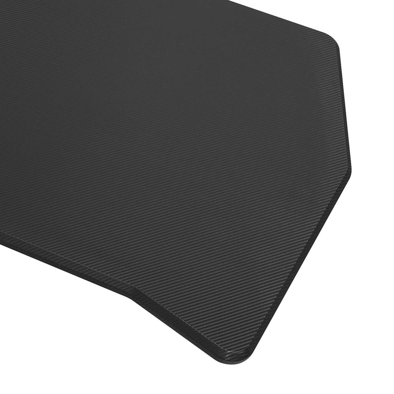 Dellonda Rectangular Desktop 1400 x 700mm - Carbon Fibre Effect DH22 Dellonda - Dynamic Drive